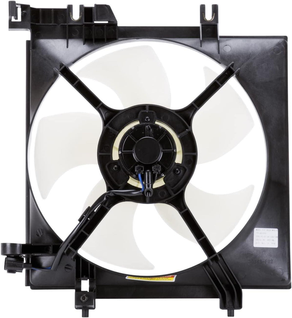 601070 Cooling Fan Assembly Compatible with 2005-2014 Subaru Legacy, Black