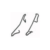 Carlson Disc Brake Hardware Kit for Sephia, Samurai, 900 13291