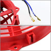 RAF-12-RD+FMK-X2 2Pcs 12" Inch Electric Radiator Cooling Fan Kit (Red)