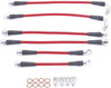 BH00040 Stainless Steel Brake Hose Kit- Front & Rear
