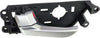 for Hyundai Veloster Interior Door Handle Front, Driver Side Silver (2013-2017) | with Door Lock Button| Trim: Turbo/Turbo R-Spec/Rally Edition