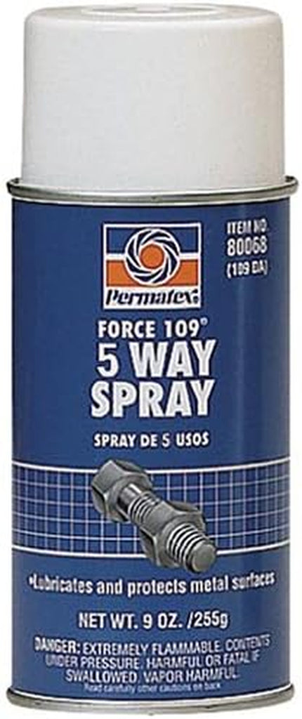 Permatex 80068 Force 109 5-Way Spray, 12 Oz Aerosol Can