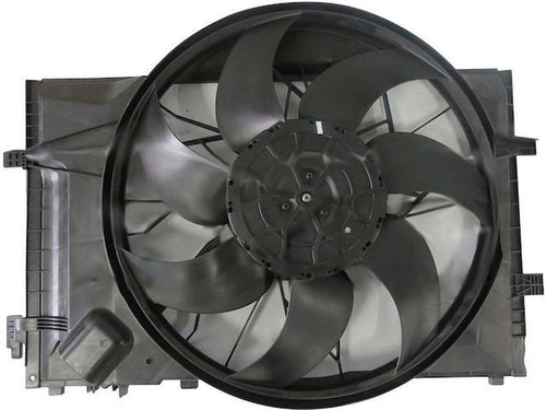 Radiator Fan Assembly - Compatible with 2002 - 2007 Mercedes-Benz C230 2003 2004 2005 2006