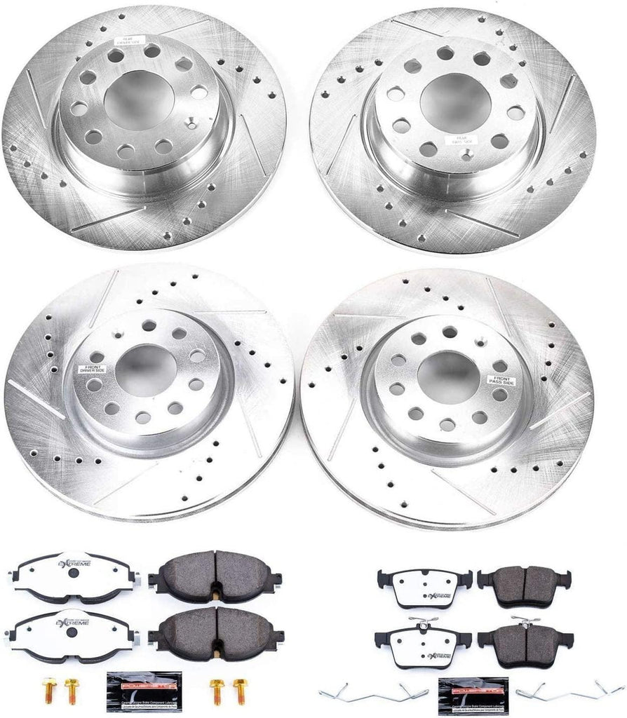 K7502-26 Front & Rear Z26 Street Warrior Brake Kit Audi