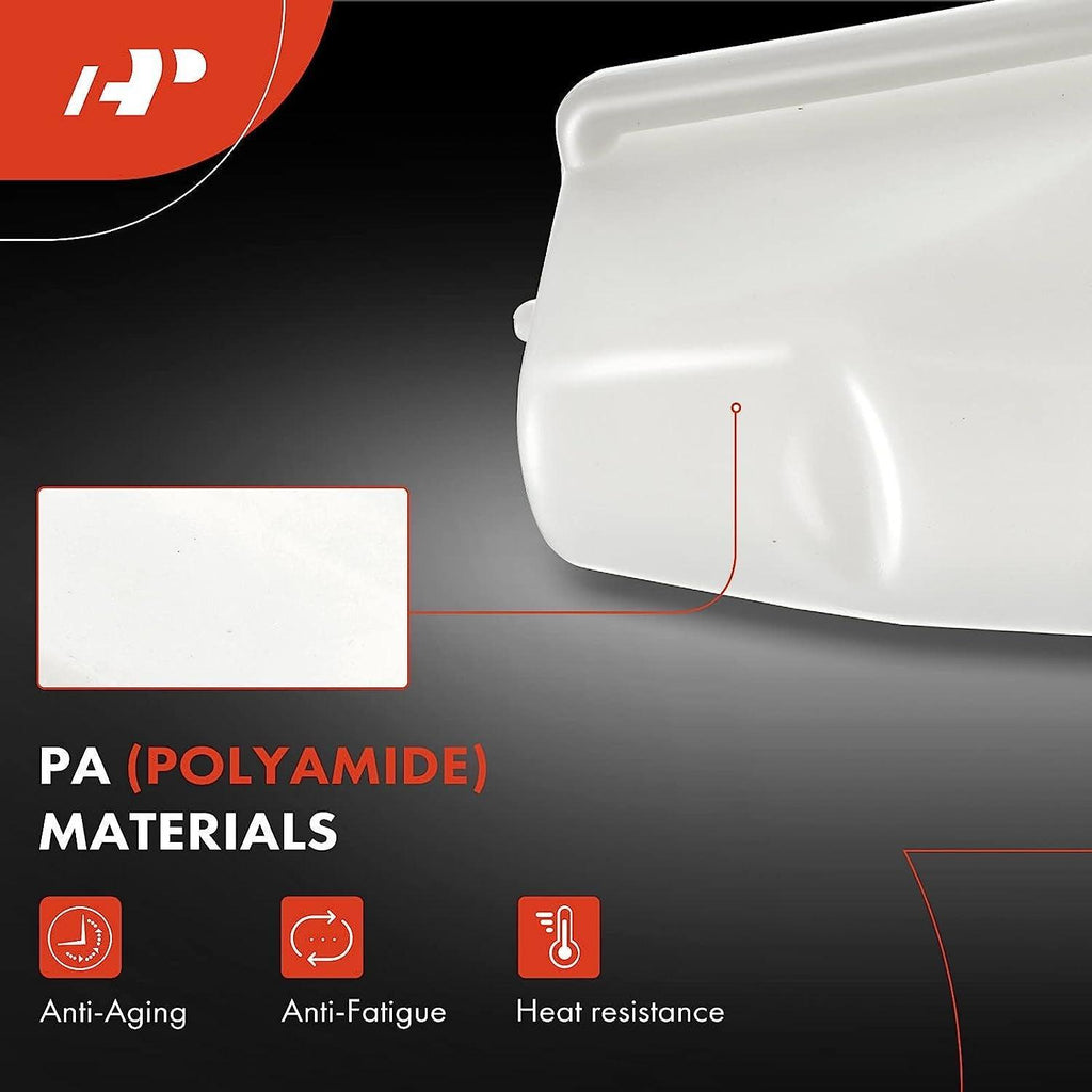 A-Premium Engine Coolant Overflow Recovery Reservoir Tank [W/Cap] Compatible with Jeep Cherokee 1991-2001, Comanche 1991-1992, 2.5L 4.0L, Replace # 52027984