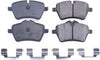 17-1204, Z17 Front Ceramic Brake Pads with Hardware