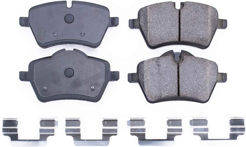 17-1204, Z17 Front Ceramic Brake Pads with Hardware