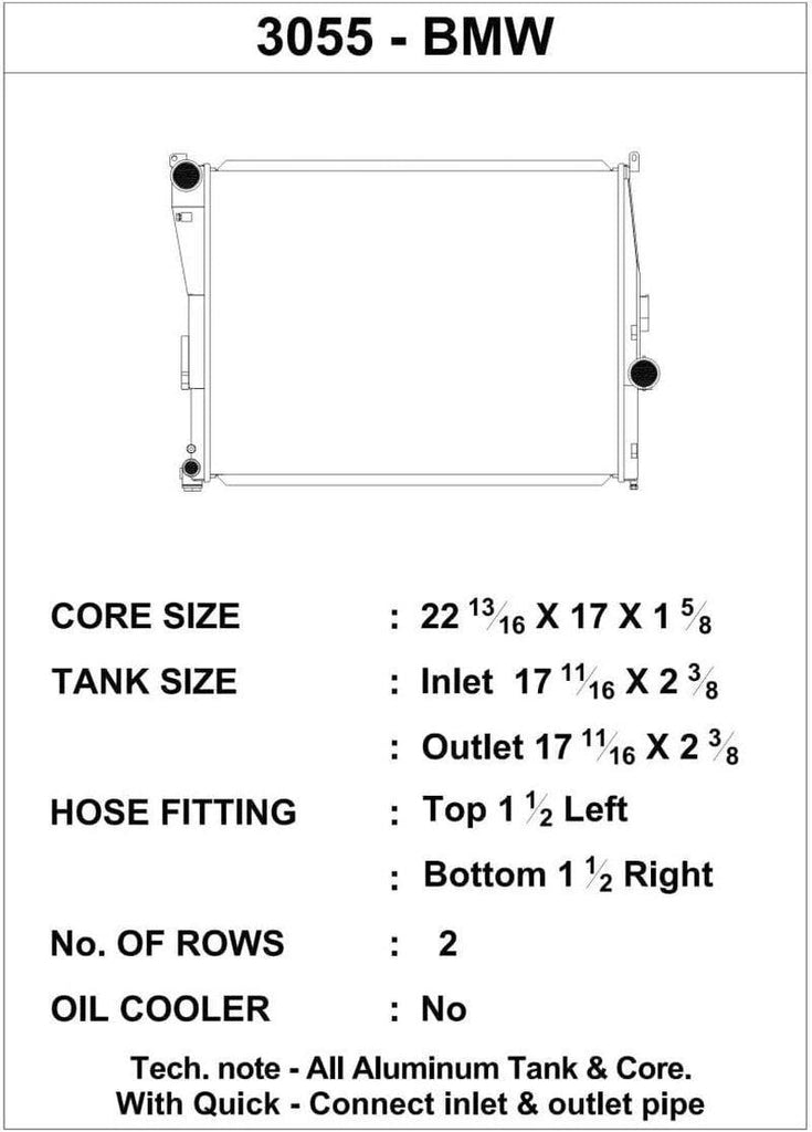 3055 High Performance Radiator