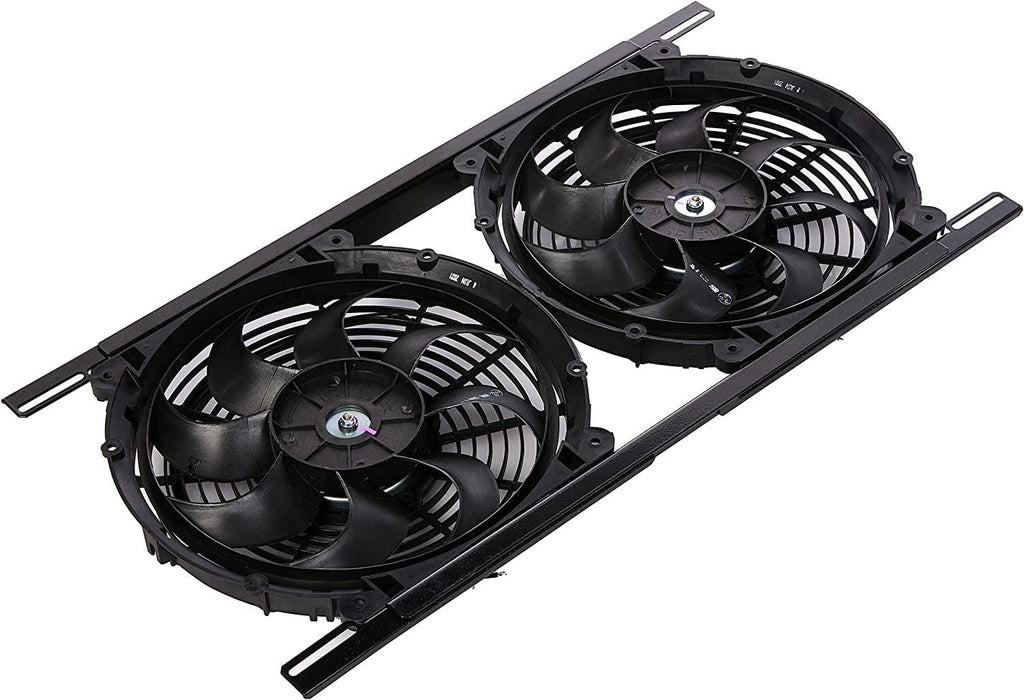 Hayden Automotive  Dual Electric Fan Kit, Black