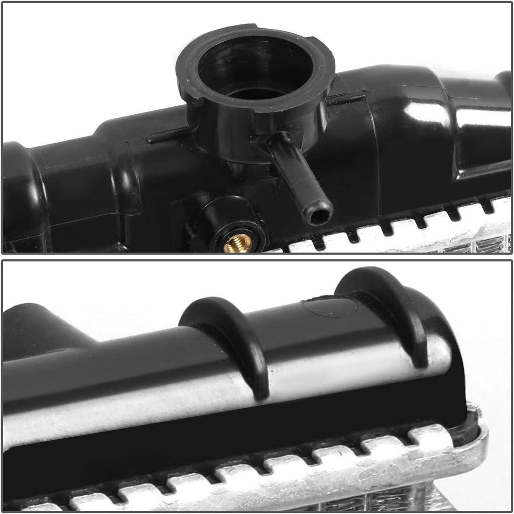 OEM-RA-870 Factory Style Aluminum Core Cooling Radiator Replacement Compatible with 87-91 Camry at MT, 26-5/16" W X 12-7/8" H X 5/8" D