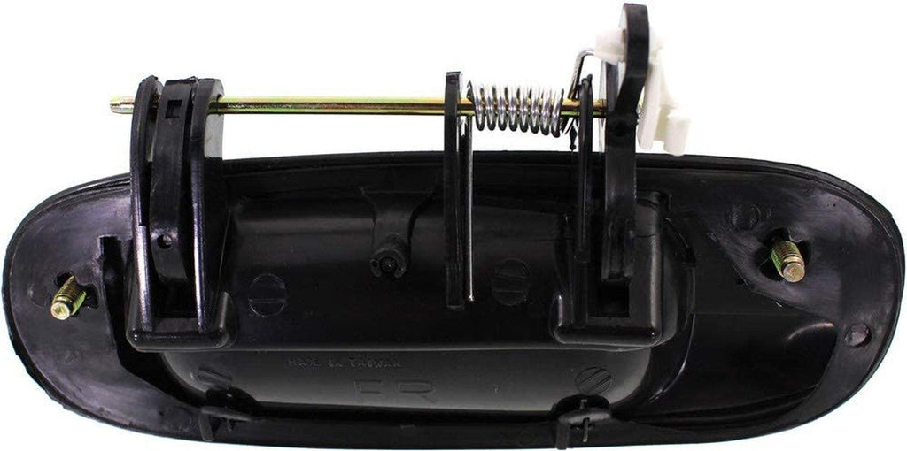 Front and Rear Exterior Door Handle Set of 4 Compatible with 2002-2009 Chevrolet Trailblazer/Gmc Envoy Textured Black Driver and Passenger Side