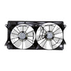 621350 Dual Radiator and Condenser Fan Assembly Fits 2004 Toyota Celica