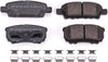 17-1037, Z17 Rear Ceramic Brake Pads with Hardware
