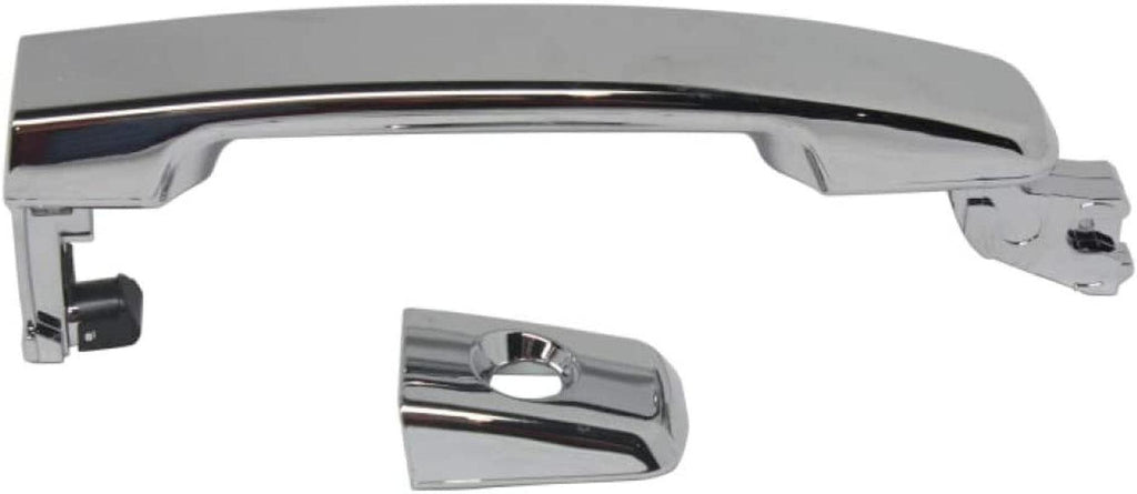 for Nissan Quest Exterior Door Handle Front, Driver Side Chrome (2004-2009) | with Key Hole | Trim:All Submodels | NI1310120 | 80607EA05A
