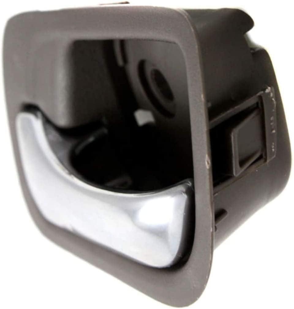 for Honda Accord Interior Door Handle Rear, Driver Side Brown Bezel with Chrome Lever (2003-2007) Trim:All Submodels | HO1552115 | 72660SDAA02ZB