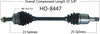 HO-8447 CV Axle