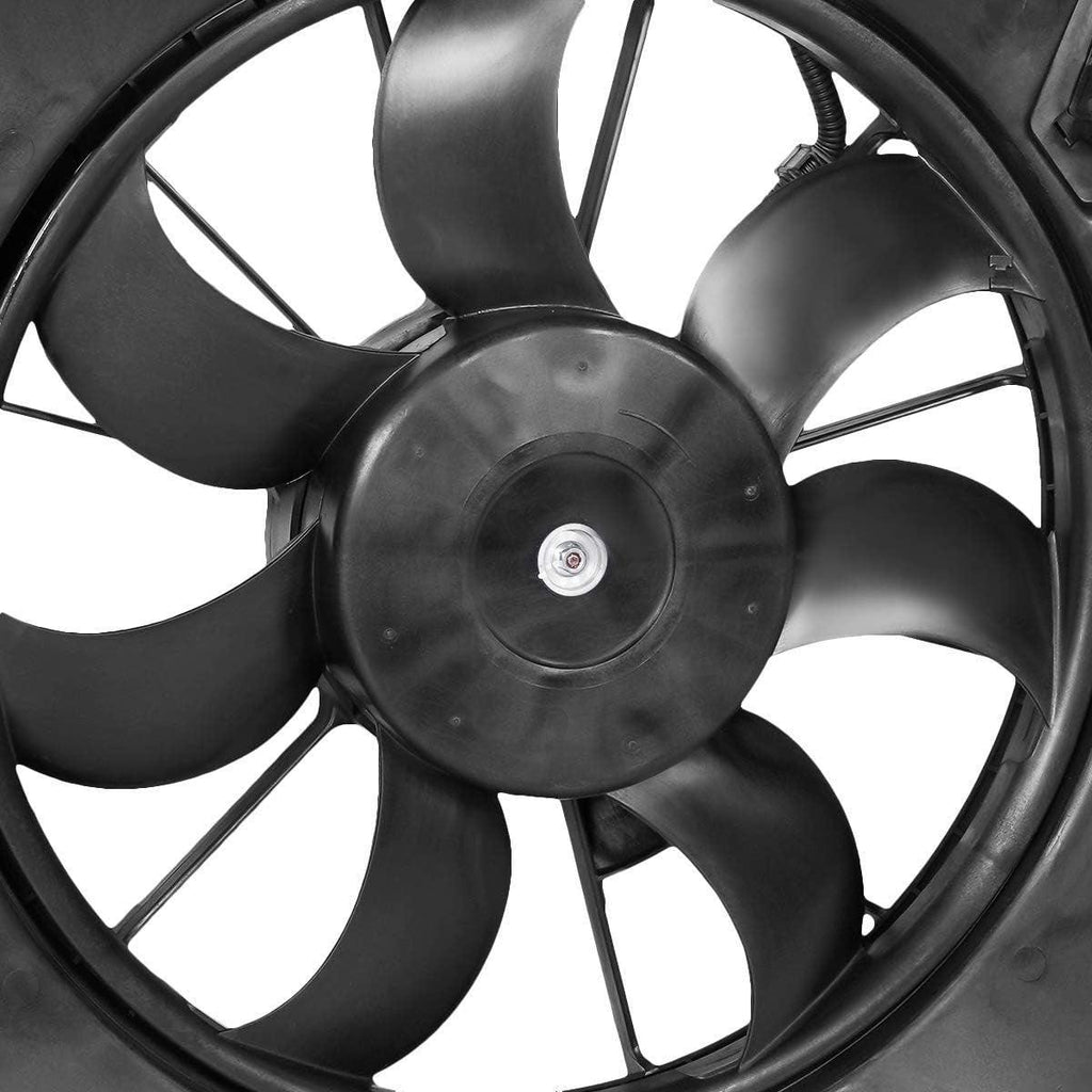 OEM-RF-0034 Factory Style Radiator Cooling Fan Assembly Cooling Efficiency Improved Direct Replacement [Compatible with 10-11 Soul],Black