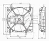 TYC Engine Cooling Fan Assembly for 1999-2003 Galant 600180