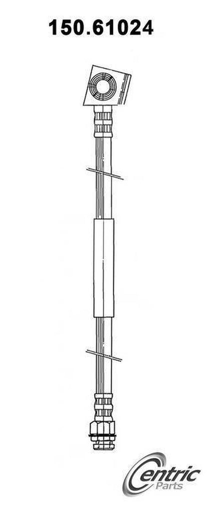Brake Hydraulic Hose for Crown Victoria, Town Car, Grand Marquis+More 150.61024