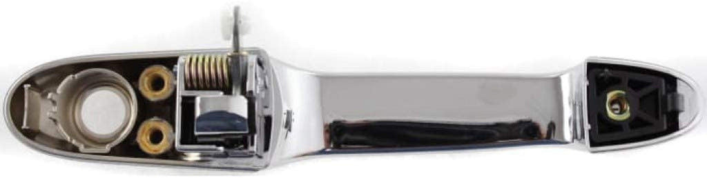 for Chevy Impala Exterior Door Handle Front Driver Side Chrome 2006-2013 | with Key Hole | Trim: All Submodels | GM1310165 | 15773795