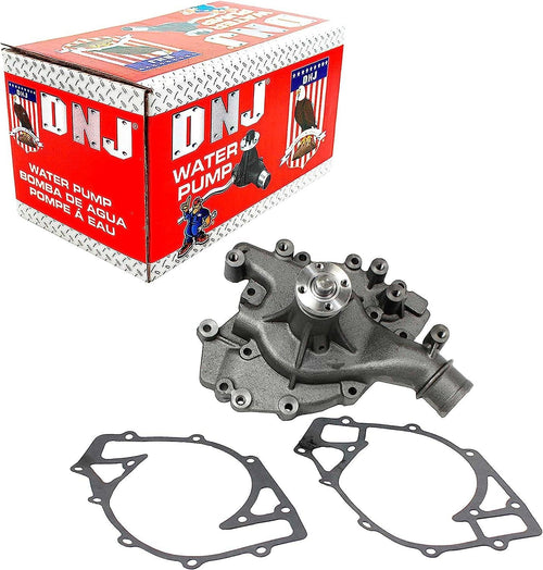 DNJ WP4186 Water Pump for 1970-1992/ Ford, Lincoln, Mercury/Colony Park, Continental, Cougar, Country Sedan, Country Squire, Custom, Custom 500, E-100, E-250, Elite, F-100, F-150, 7.5L, OHV, V8