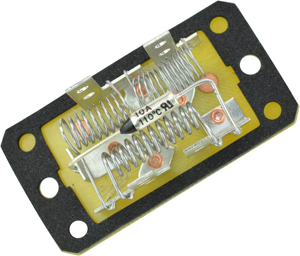 A/C AC Heater Blower Motor W/Fan Cage & Resistor Kit Compatible with Ford Lincoln