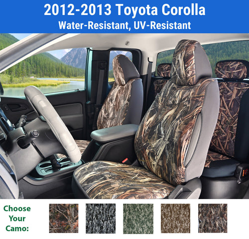 Camo Seat Covers for 2012-2013 Toyota Corolla