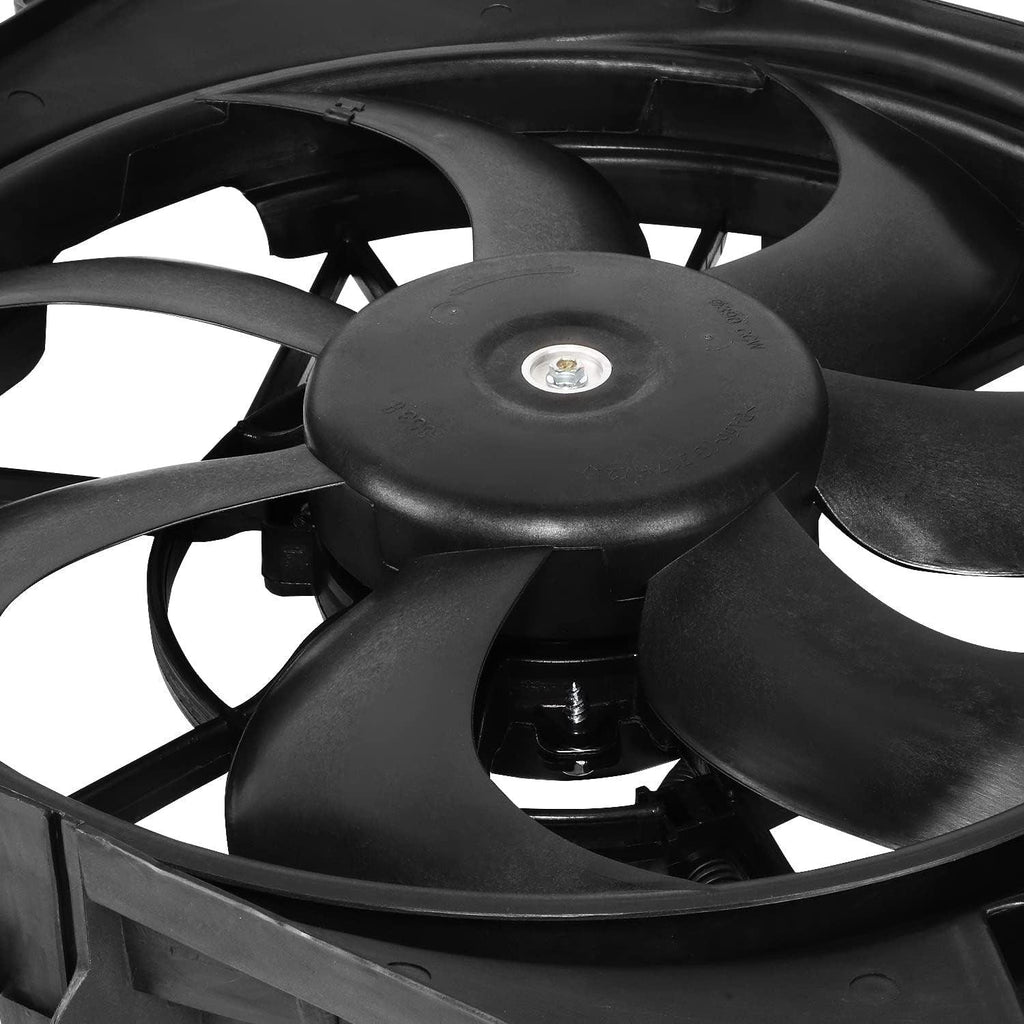 Factory Style Radiator Fan Assembly Compatible with 2013-2017 Veloster 1.6L Turbo,Oem-Rf-1142