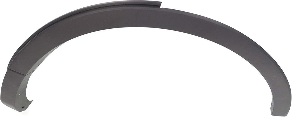 Rear, Driver Side Fender Trim Compatible with 2011-2019 Ford Explorer and 2013-2019 Police Interceptor Utility Plastic, Textured Black - FO1790114