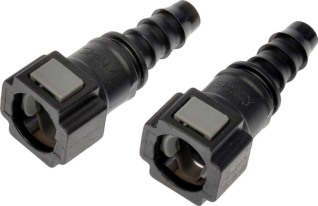 Dorman 800-185 Quick Connector 5/16 In. Steel to 8Mm Nylon 180, 2 Pack