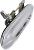 Front Exterior Door Handle Compatible with 2002-2009 Chevrolet Trailblazer/Gmc Envoy and 2002-2004 Oldsmobile Bravada All Chrome, Set of 2, Driver and Passenger Side