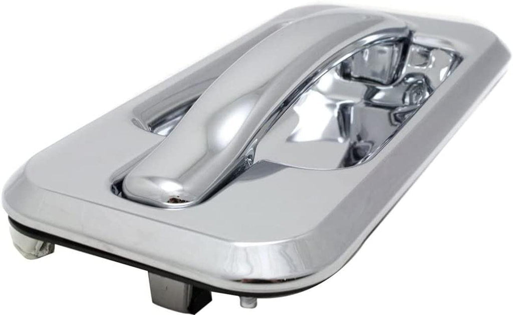 Rear Exterior Door Handle Compatible with 2003-2009 Hummer H2, Set of 2, Driver and Passenger Side, Chrome