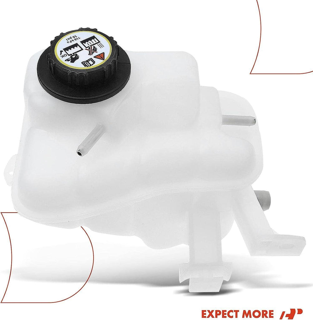 A-Premium Engine Coolant Overflow Recovery Reservoir Tank [W/Cap] Compatible with Ford Taurus 2000-2007, Mercury Sable 2000-2005, V6 3.0L, Replace # SK603203