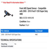 Front ABS Speed Sensor - Compatible with 2005 - 2010 Ford F-250 Super Duty 4WD 2006 2007 2008 2009