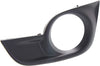 Fog Light Trim Compatible with 2013-2015 Nissan Altima Textured Front, Driver Side