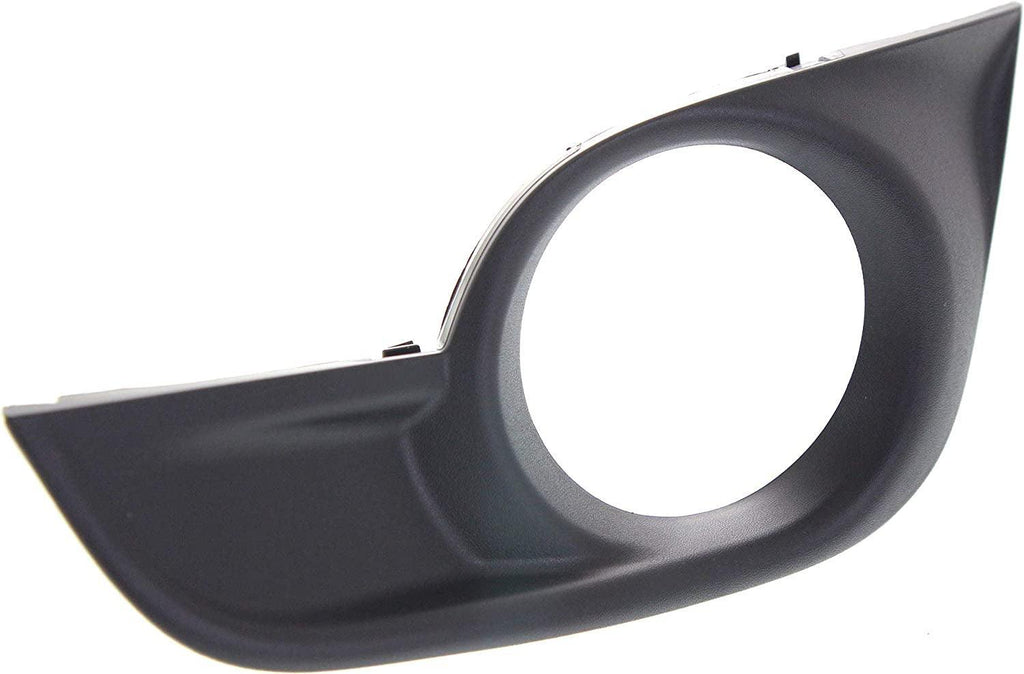 Fog Light Trim Compatible with 2013-2015 Nissan Altima Textured Front, Driver Side