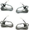 Front Rear Exterior Door Handle Carrier Kit Set 4Pc for BMW X5 E53 New