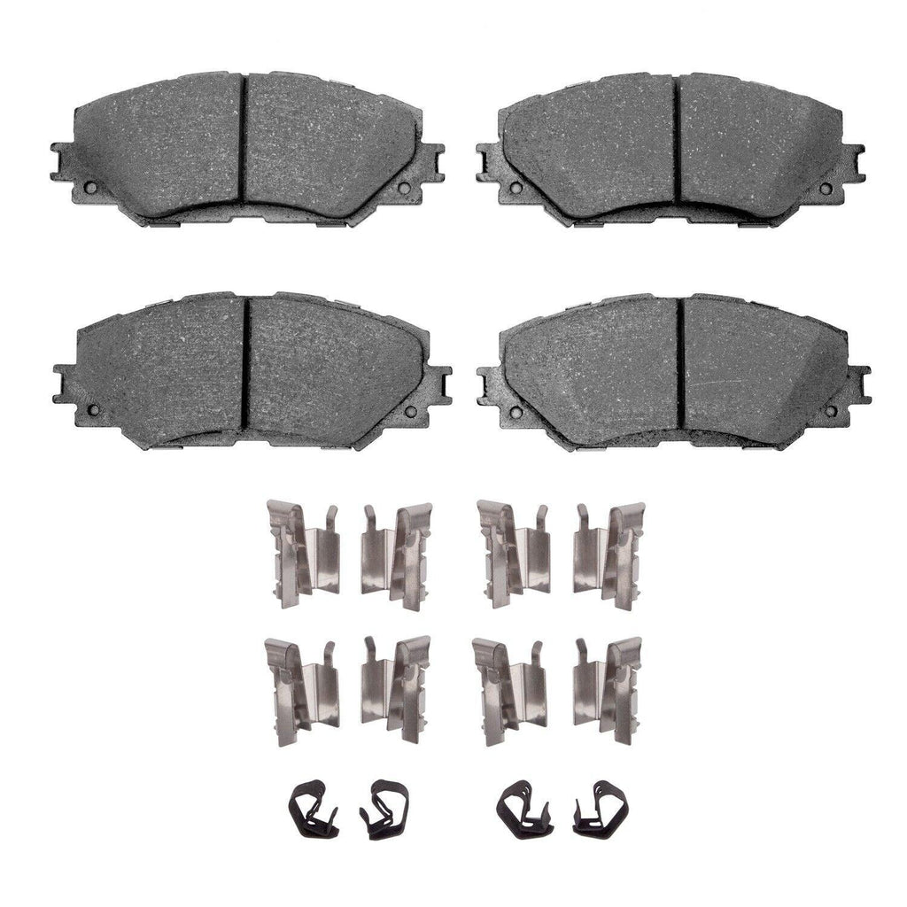 Front Disc Brake Pad Set for Corolla, RAV4, Prius V, Xb, Xd+More (1310-1210-01)