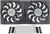 16928 High Output Dual Radiator Fan,Black