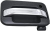 for Ford F-150 Exterior Door Handle Front, Passenger Side Black Bezel with Chrome Lever (2004-2014) | with Key Hole | Trim:All Submodels | FO1311129 | CL3Z1522404BA