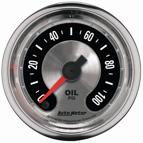 2-1/16 in. OIL PRESSURE 0-100 PSI AMERICAN MUSCLE - greatparts