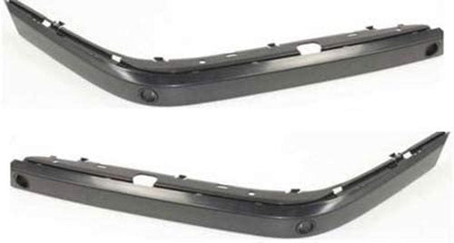 Evan-Fischer Bumper Side Molding Compatible with BMW 750Il 95-2001 BMW 750Il 95-2001 Front LH and RH Side Set of 2 Primed W/Parking Aid Sensor Holes