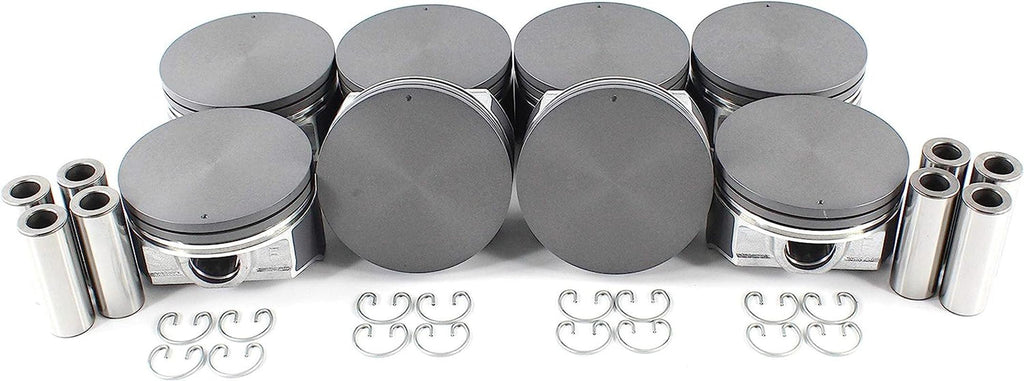 DNJ P3168.20 Oversize Piston Set for 2004-2009 / Buick, Cadillac, Chevrolet, GMC, Hummer, Isuzu, Pontiac, Saab / 9-7X, Ascender, Avalanche, Avalanche 1500, Canyon, Colorado, Envoy, Escalade