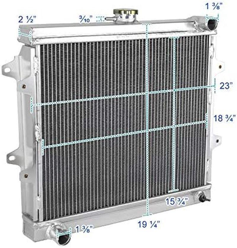 3-Row Aluminum Performance Cooling Radiator Compatible with Toyota 4Runner 2.4L 1984-1995
