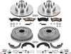 KOE15020DK Autospecialty Front and Rear Replacement Brake Kit-Oe Brake Drums & Ceramic Brake Pads