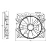 Dual Radiator and Condenser Fan Assembly