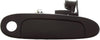 Aftermarket Front Exterior Door Handle Compatible with 2000-2005 Toyota Echo Smooth Black, with Keyhole, Set of 2, Driver and Passenger Side