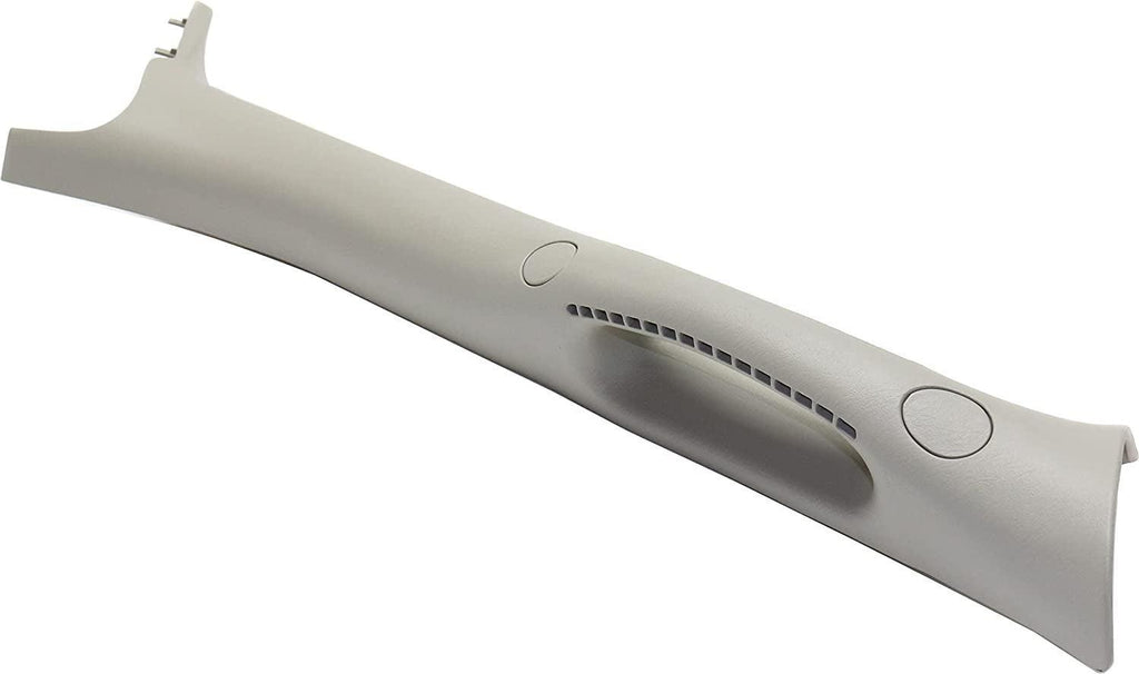 Front, Passenger Side Grab Handle Compatible with 2002-2008 Dodge Ram 1500, 2003-2009 Ram 2500 & 2003-2009 Ram 3500 a Pillar Trim Moulding, Light Graystone, Plastic, Gray
