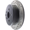 Rear PAIR Stoptech Disc Brake Rotor for 2005-2006 Toyota Corolla (46368)