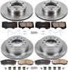 KOE2325 Autospecialty Front and Rear Replacement Brake Kit-Oe Brake Rotors & Ceramic Brake Pads